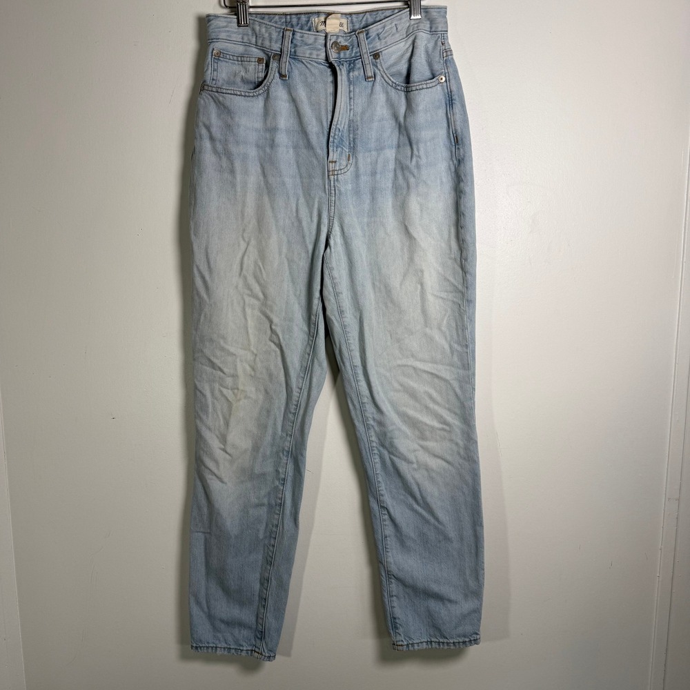 Madewell The Curvy Perfect Vintage Jean Womens 27 Light Blue High‎ Rise Tapered